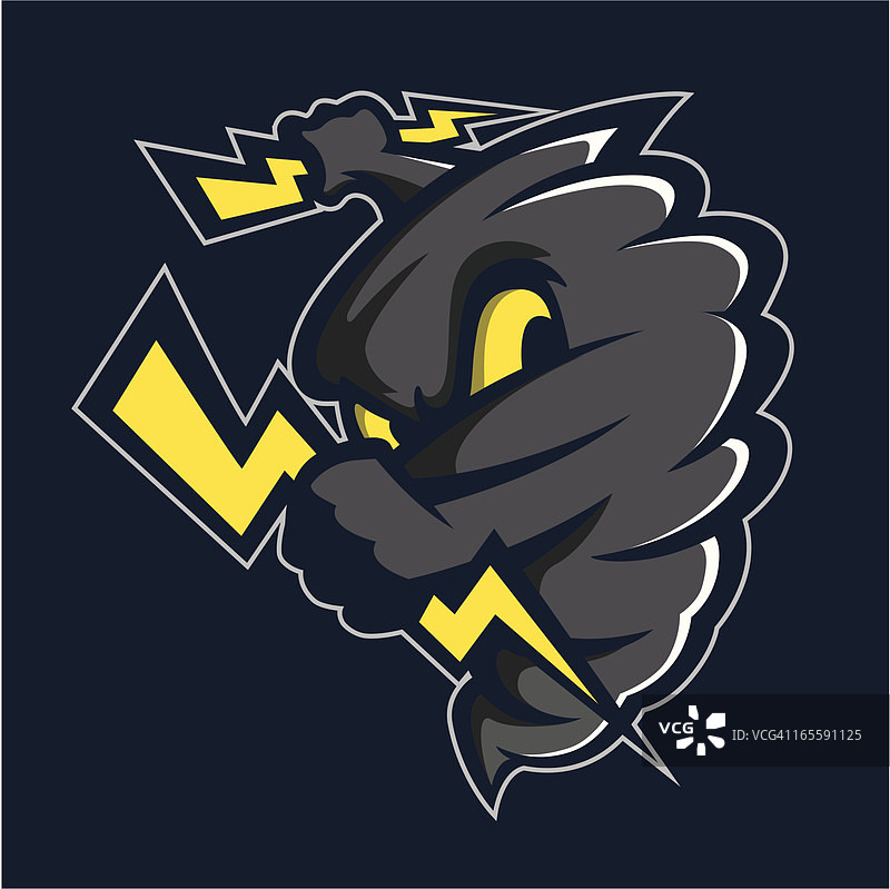 龙卷风吉祥物图片素材