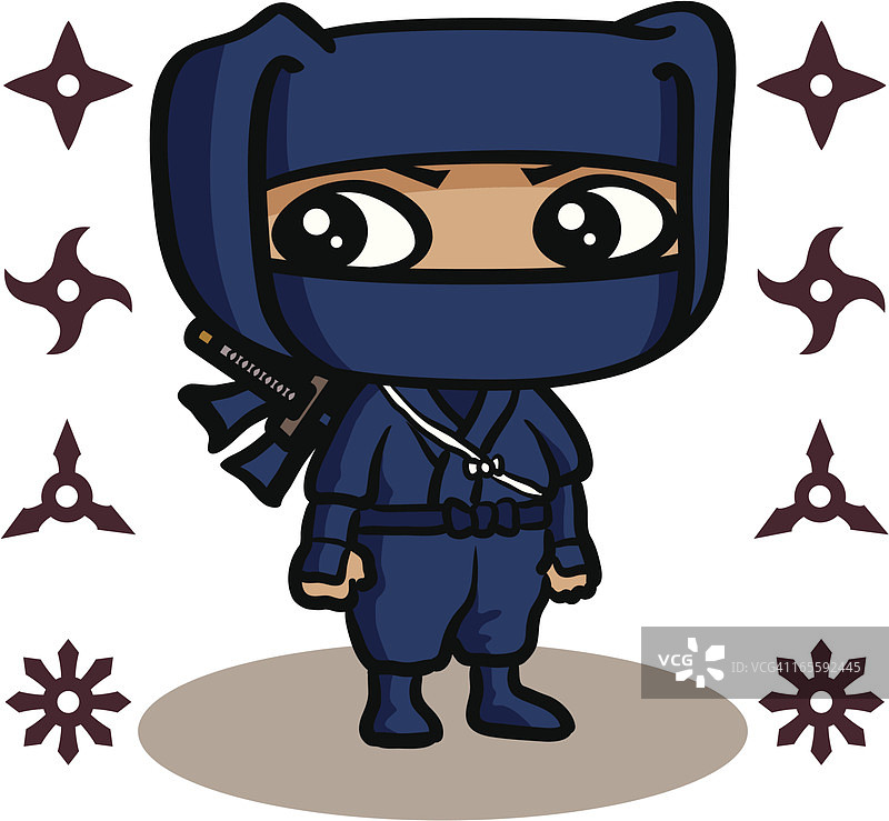 忍者和德克图片素材