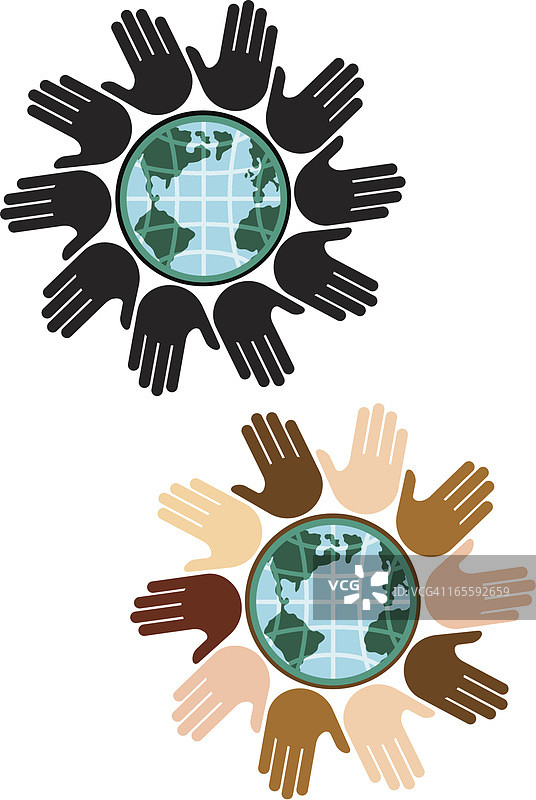 全球之手图片素材
