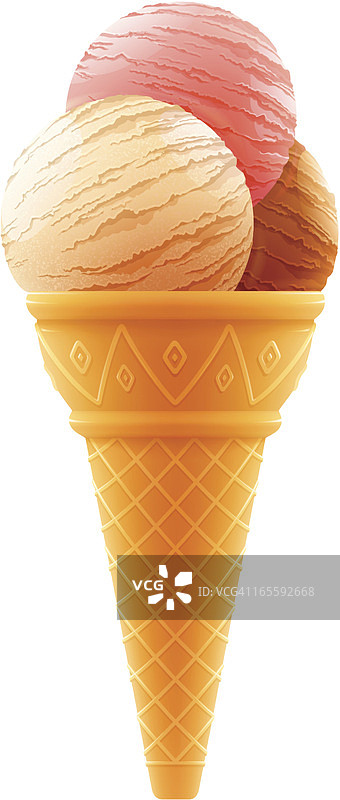 冰淇淋球图片素材