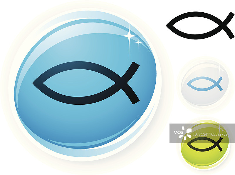 耶稣鱼标志图片素材