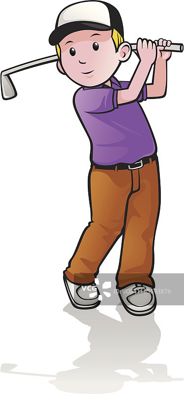 高尔夫球手图片素材