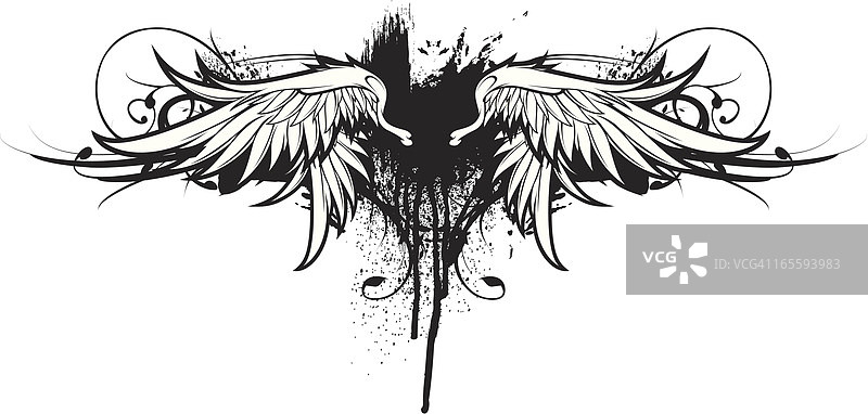 羽毛系绳图片素材