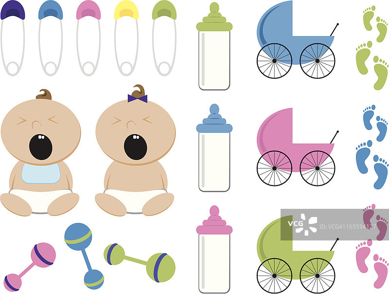 婴儿系列图片素材