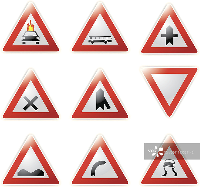 交通信号灯图片素材