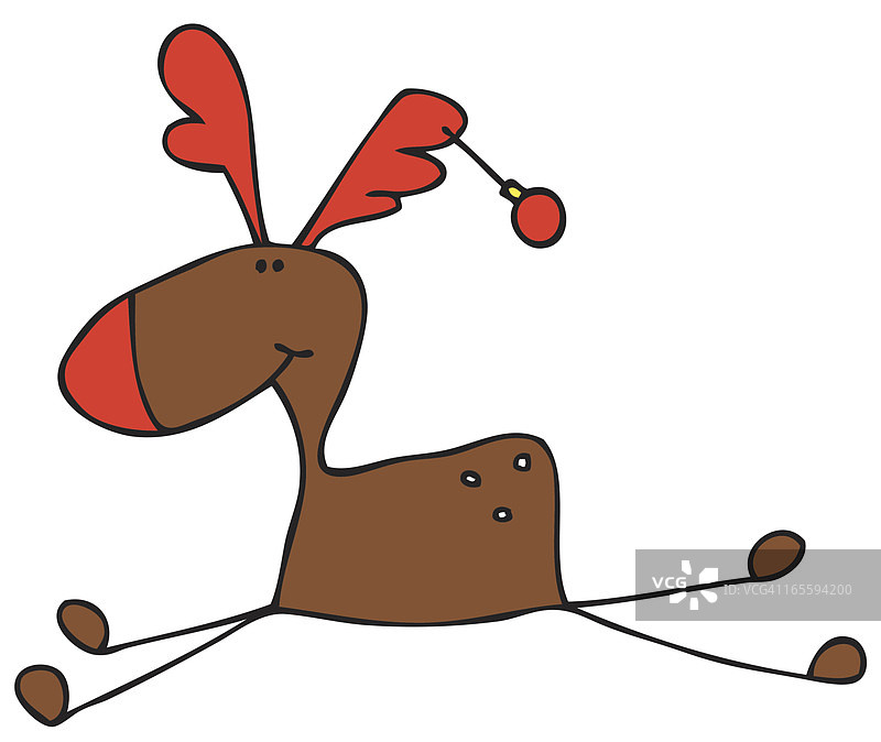 圣诞驯鹿图片素材