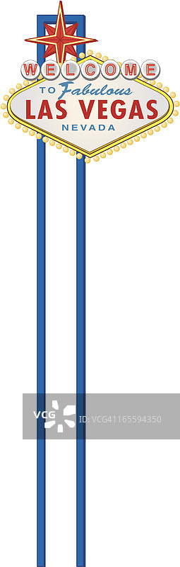 欢迎来到拉斯维加斯标志图片素材