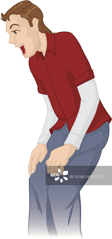 男子观看图片素材