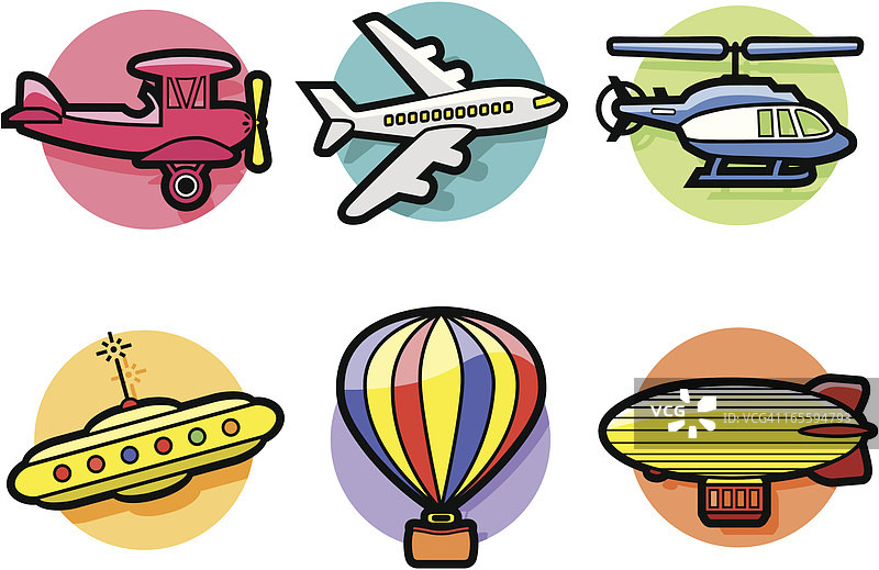 航空图标图片素材