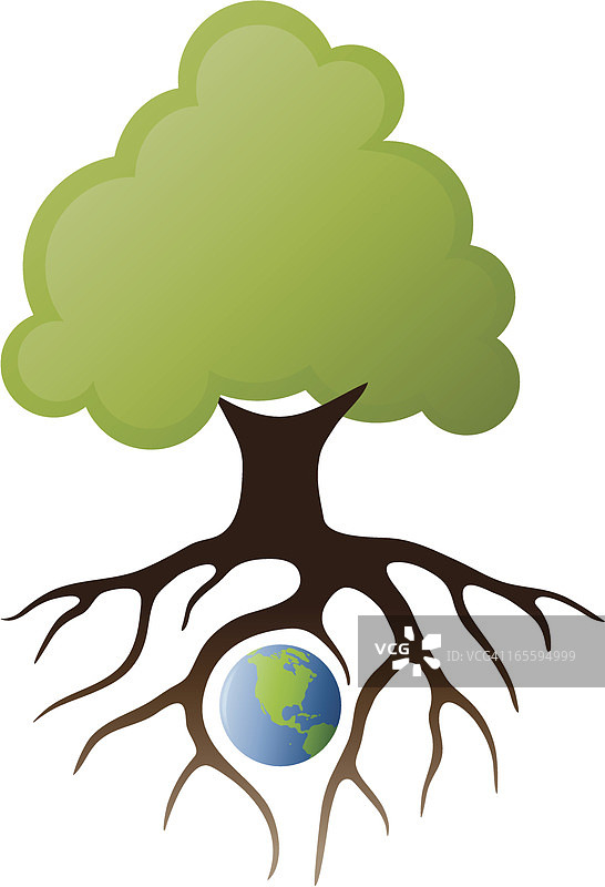 地球树图片素材