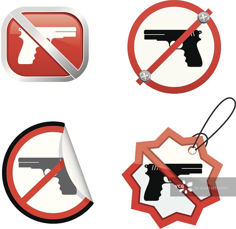 禁止枪支图片素材