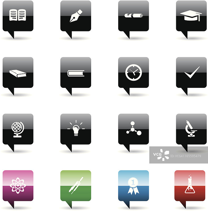 教育图标合集图片素材