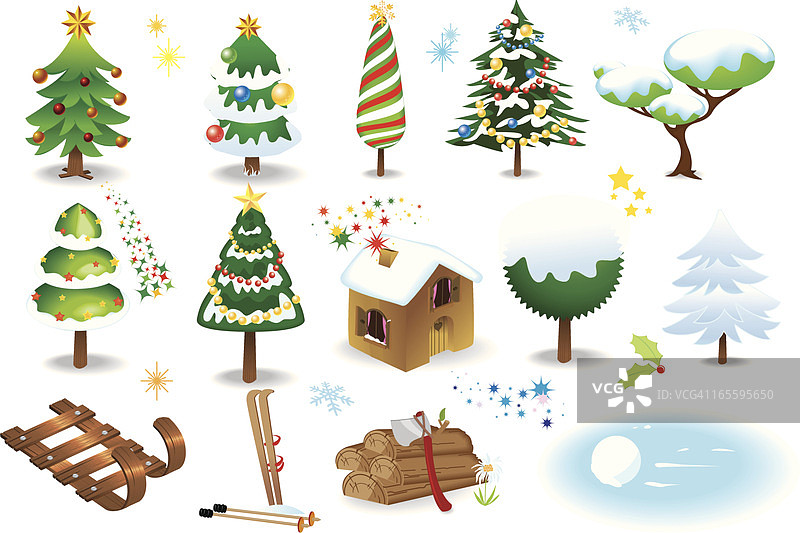 圣诞树图片素材