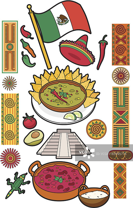 墨西哥食物与文化图片素材