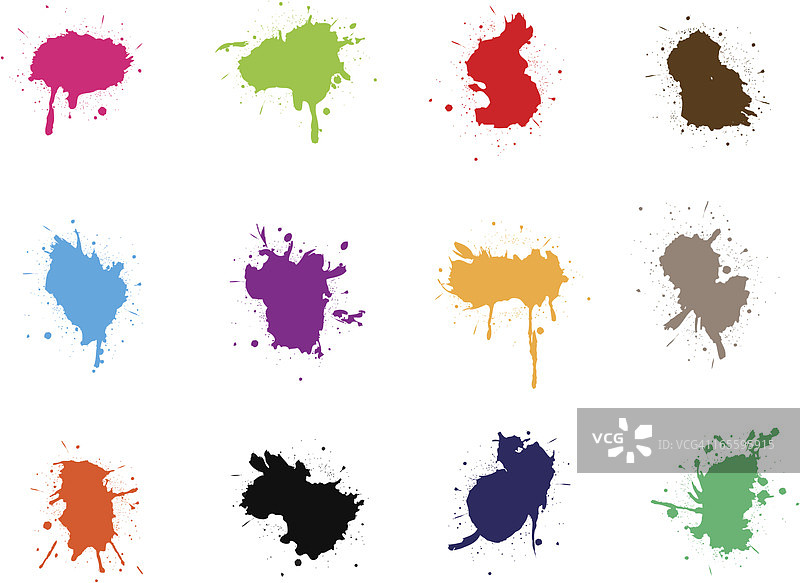 飞溅物集合图片素材