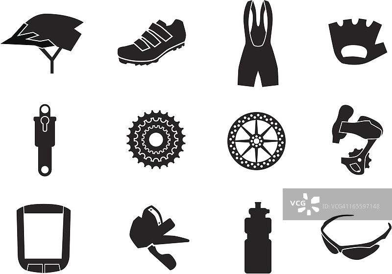 山地自行车图标图片素材