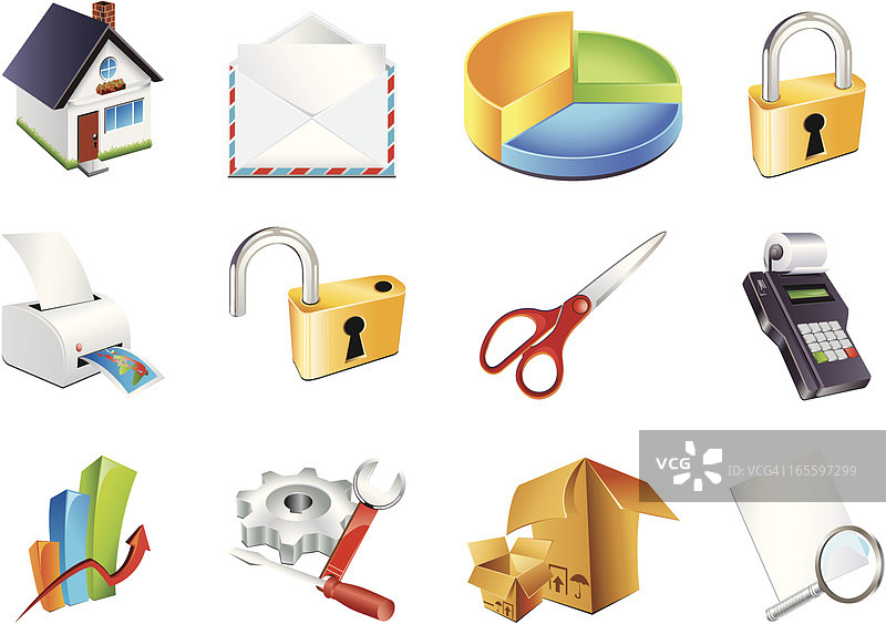 网站和互联网图标图片素材