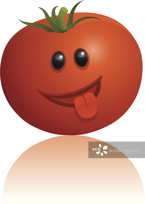 滑稽的番茄图片素材