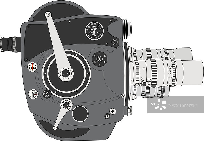 16毫米电影摄影机图片素材