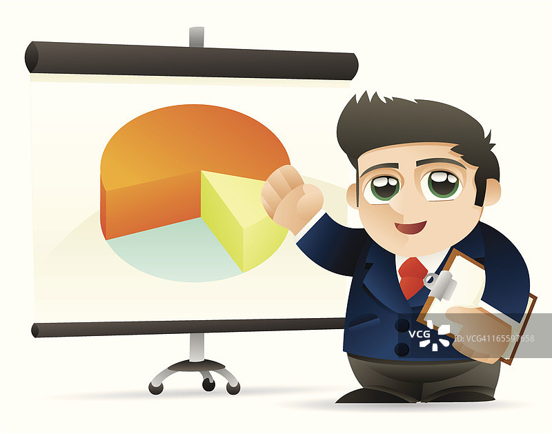 月度报告 - 市场份额图片素材