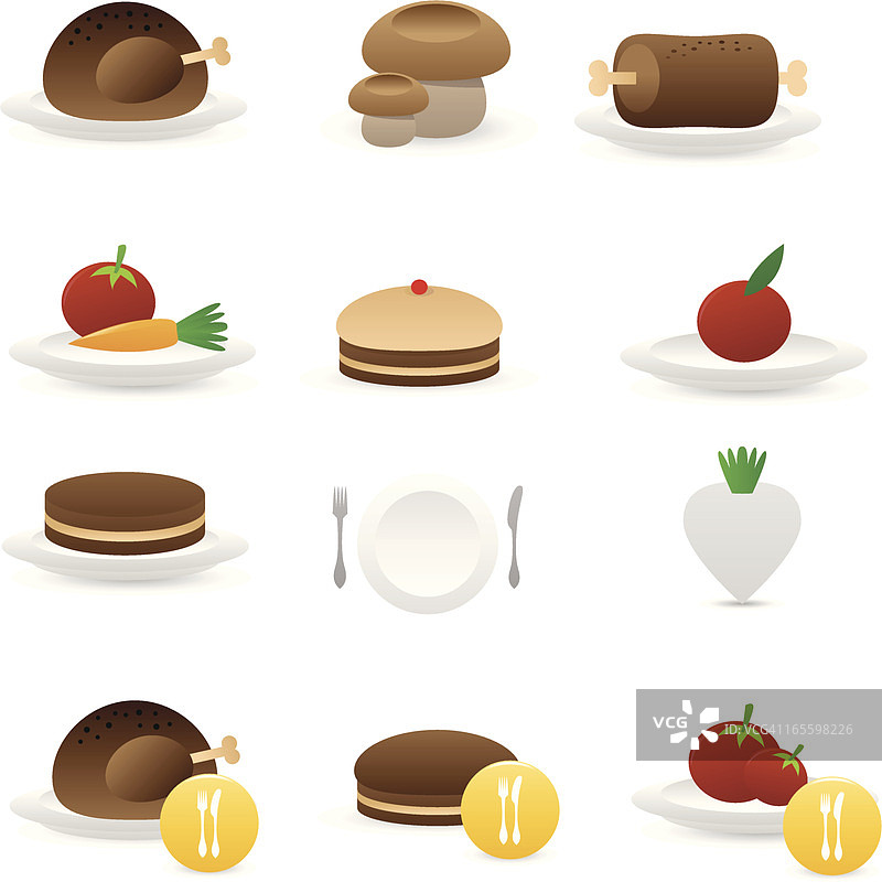 食物图标图片素材