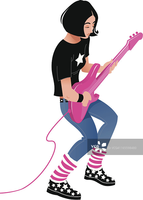 金属风格的女人图片素材