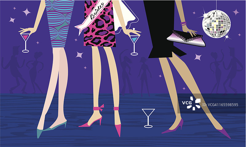 未婚女子派对图片素材