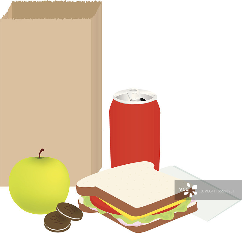 午餐袋图片素材