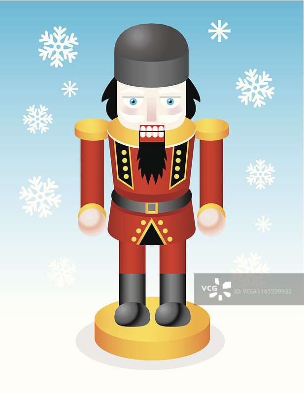 圣诞节胡桃夹子图片素材