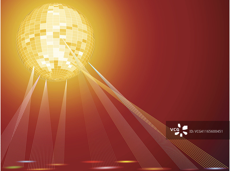 迪斯科镜面球 - 矢量素材图片素材