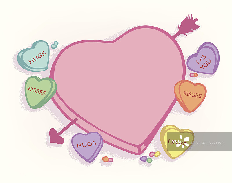 情人节糖果图片素材