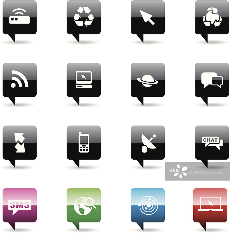 通信图标集2图片素材