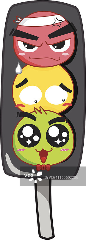 卡通交通信号灯图片素材