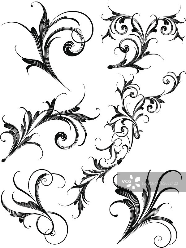 卷轴分类图片素材