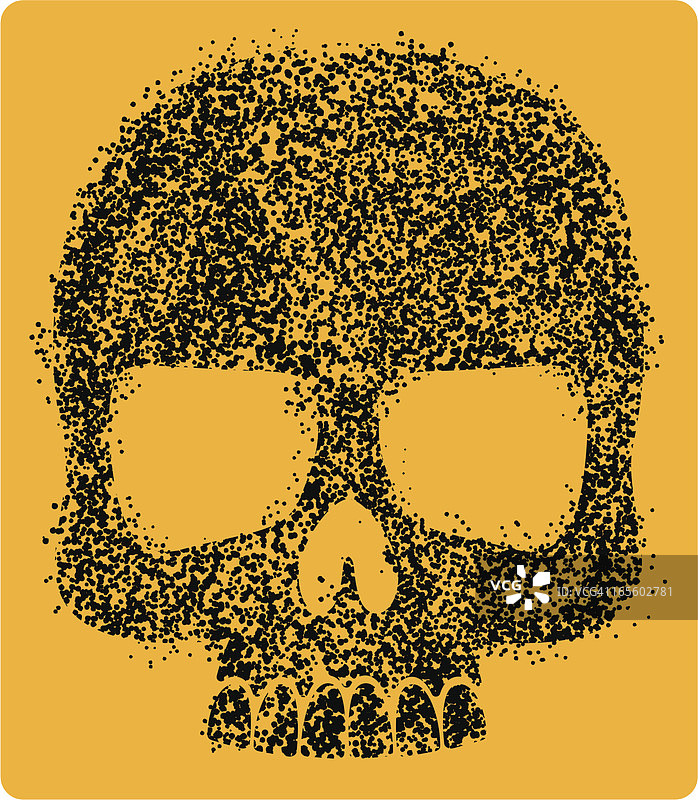 点状骷髅图片素材