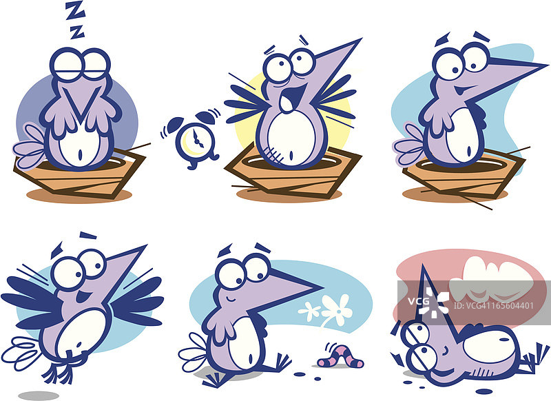 早起的鸟儿有虫吃图片素材