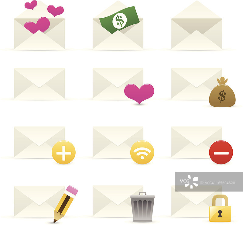 邮件图标图片素材