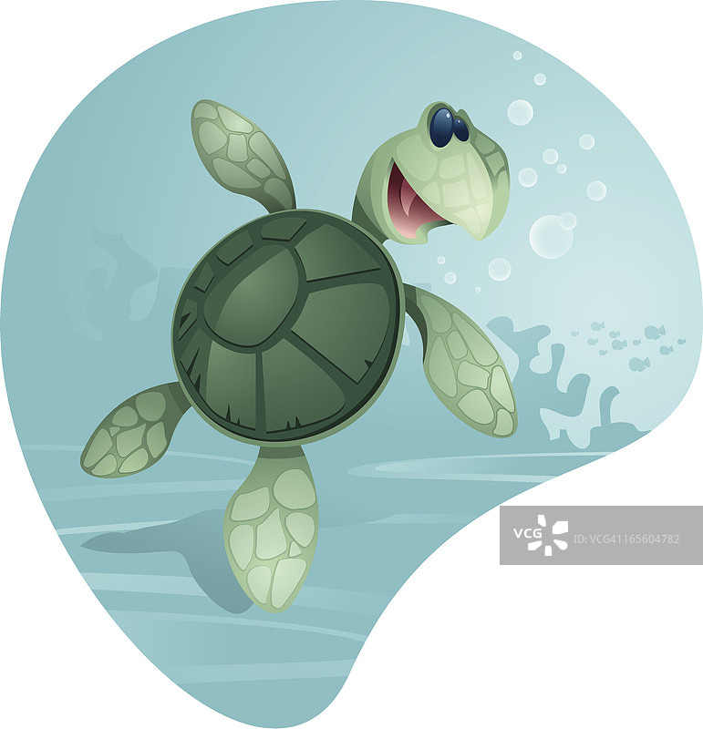 可爱的海龟图片素材