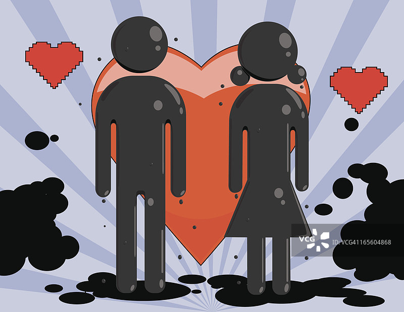 黏糊糊的情侣图标图片素材