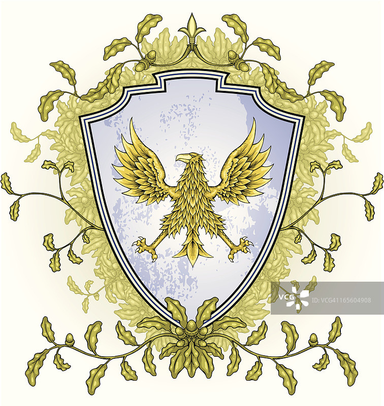 老鹰盾牌图片素材