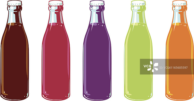 风味苏打水瓶图片素材