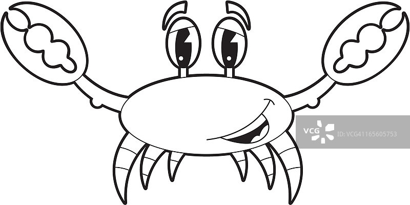 彩色螃蟹图片素材