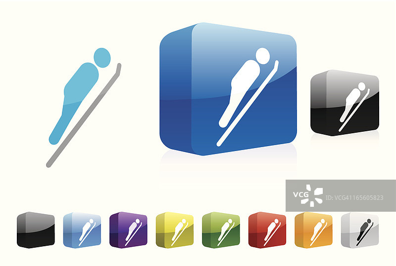 跳台滑雪|3D作品集图片素材