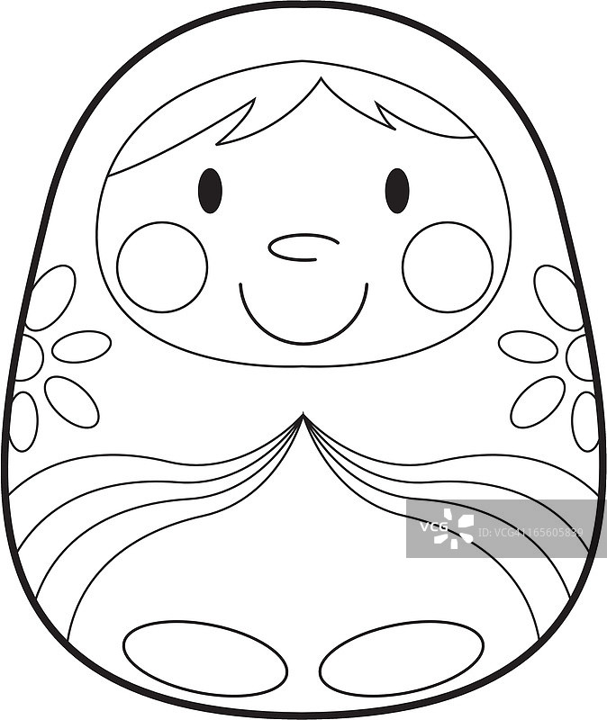 俄罗斯套娃的色彩图片素材