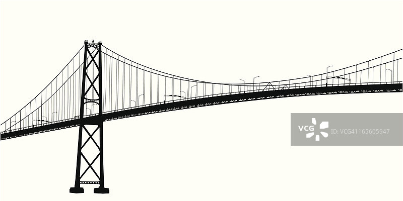 温哥华矢量剪影美景图片素材