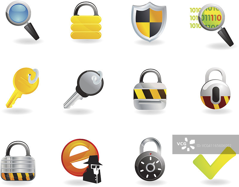 通用图标 - 安全图片素材