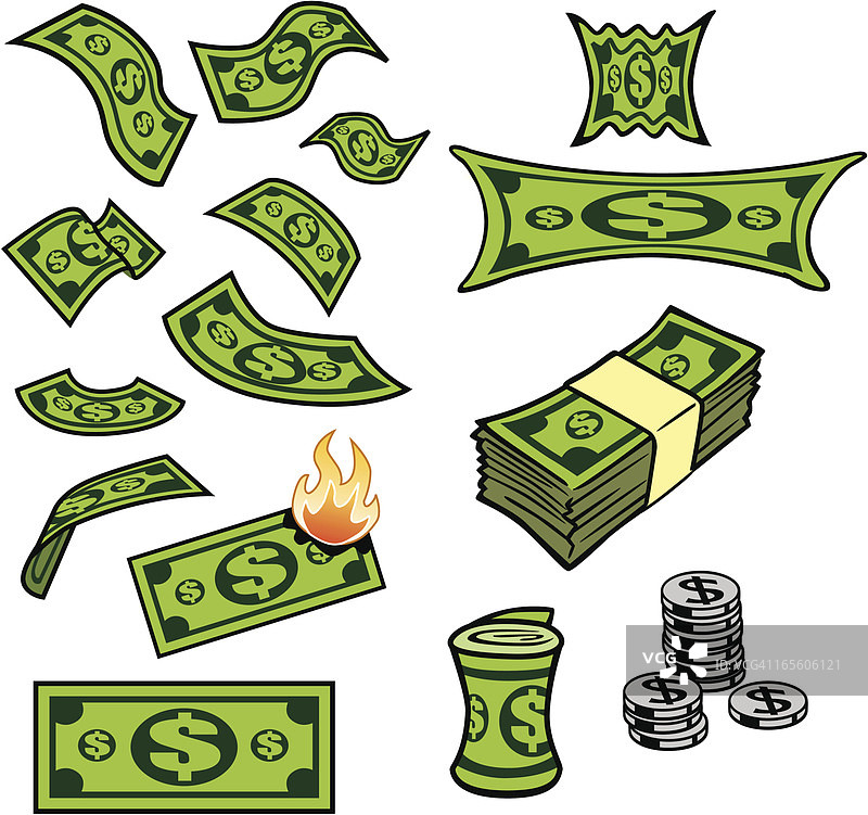 美元艺术作品图片素材