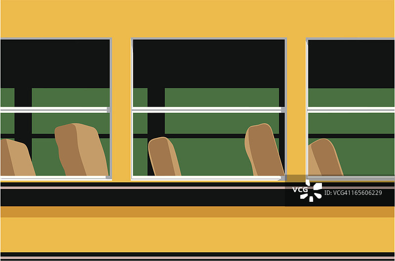 空载的公交车图片素材