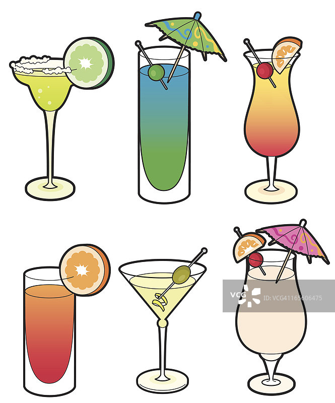 鸡尾酒图片素材