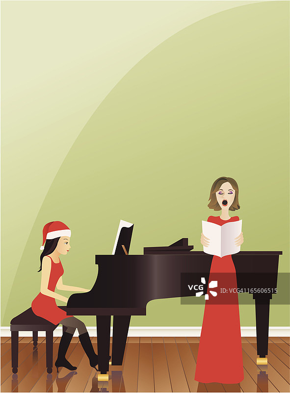 圣诞节朗诵会图片素材